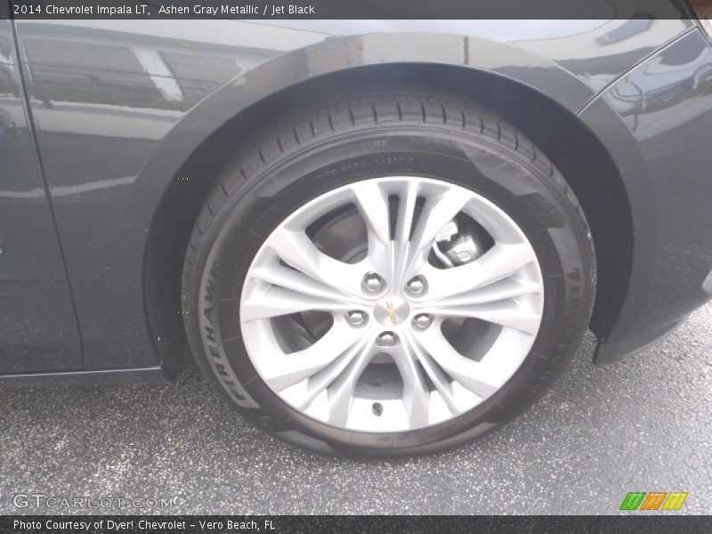 Ashen Gray Metallic / Jet Black 2014 Chevrolet Impala LT