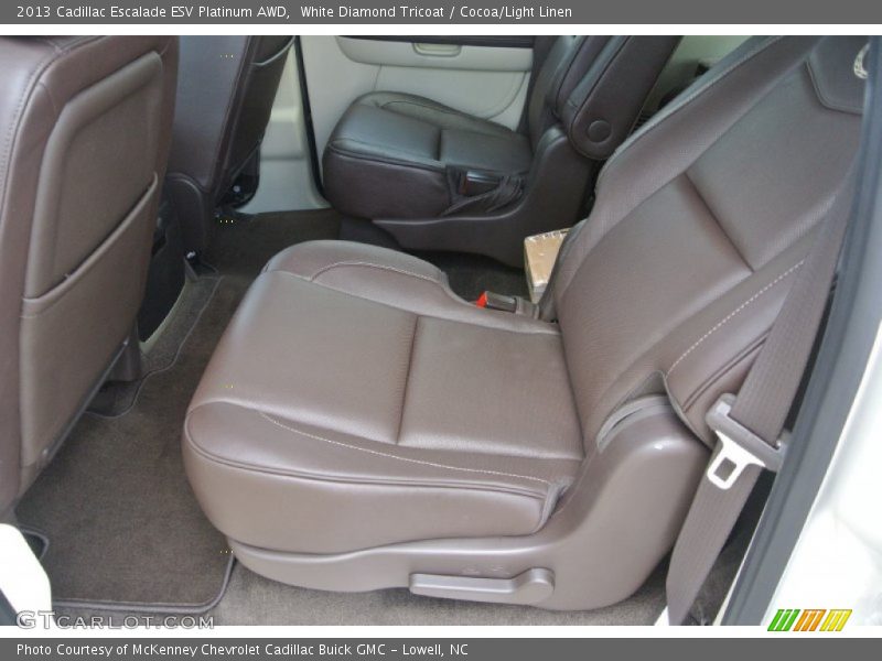 Rear Seat of 2013 Escalade ESV Platinum AWD