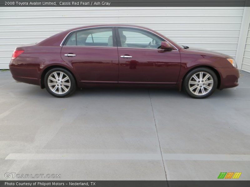 Cassis Red Pearl / Ash Gray 2008 Toyota Avalon Limited