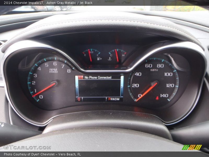 Ashen Gray Metallic / Jet Black 2014 Chevrolet Impala LT