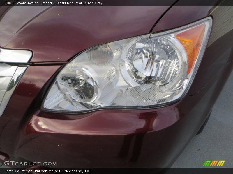 Cassis Red Pearl / Ash Gray 2008 Toyota Avalon Limited