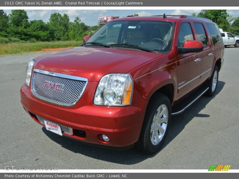 Crystal Red Tintcoat / Cocoa/Light Cashmere 2013 GMC Yukon XL Denali AWD