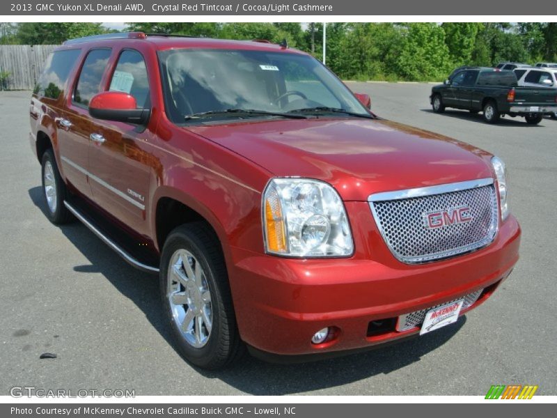 Crystal Red Tintcoat / Cocoa/Light Cashmere 2013 GMC Yukon XL Denali AWD