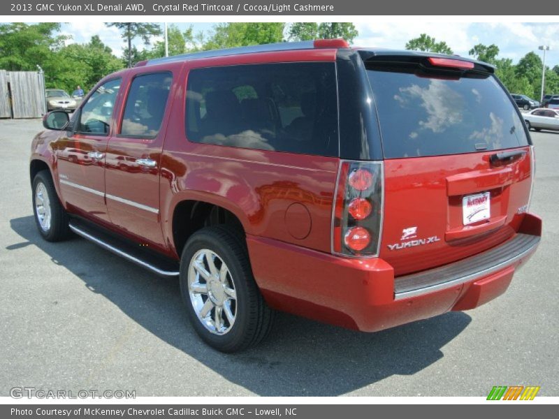 Crystal Red Tintcoat / Cocoa/Light Cashmere 2013 GMC Yukon XL Denali AWD
