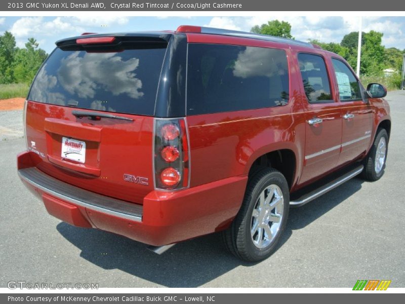 Crystal Red Tintcoat / Cocoa/Light Cashmere 2013 GMC Yukon XL Denali AWD