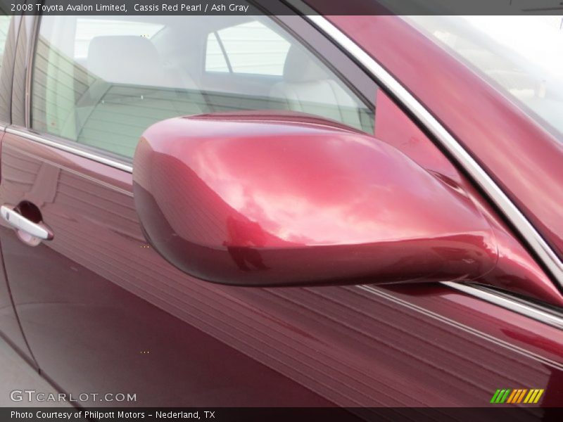 Cassis Red Pearl / Ash Gray 2008 Toyota Avalon Limited