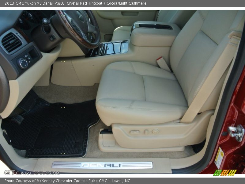 Crystal Red Tintcoat / Cocoa/Light Cashmere 2013 GMC Yukon XL Denali AWD