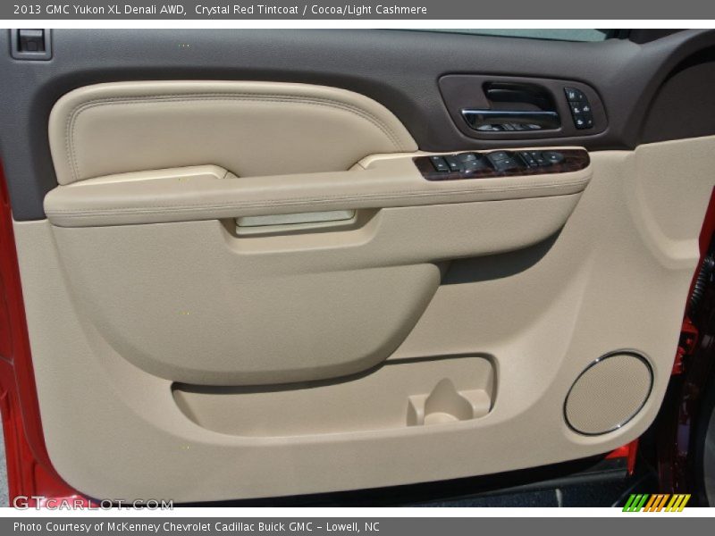 Crystal Red Tintcoat / Cocoa/Light Cashmere 2013 GMC Yukon XL Denali AWD
