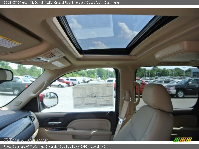 Crystal Red Tintcoat / Cocoa/Light Cashmere 2013 GMC Yukon XL Denali AWD