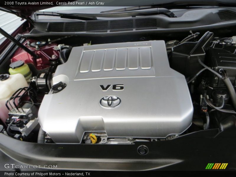 Cassis Red Pearl / Ash Gray 2008 Toyota Avalon Limited