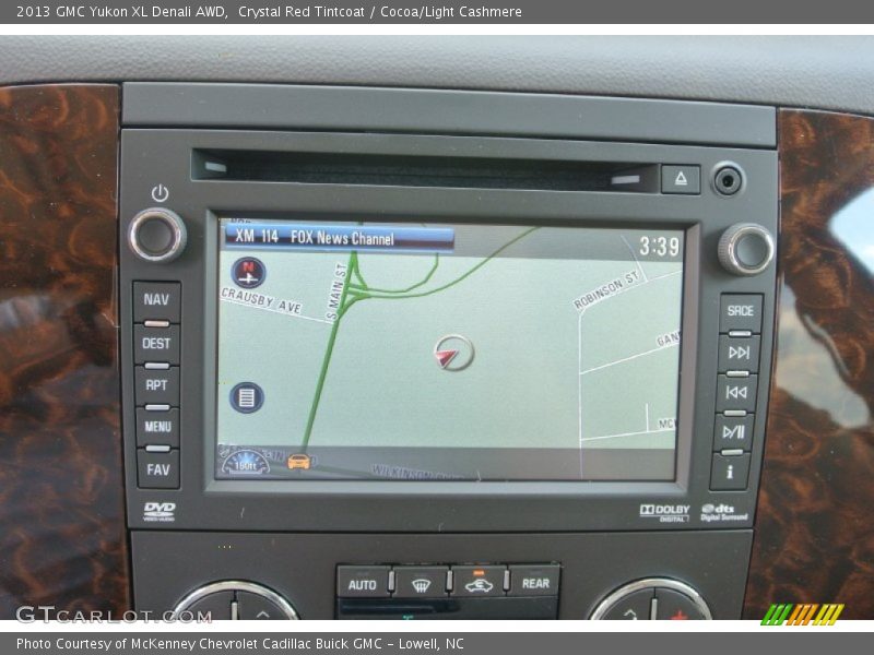 Crystal Red Tintcoat / Cocoa/Light Cashmere 2013 GMC Yukon XL Denali AWD