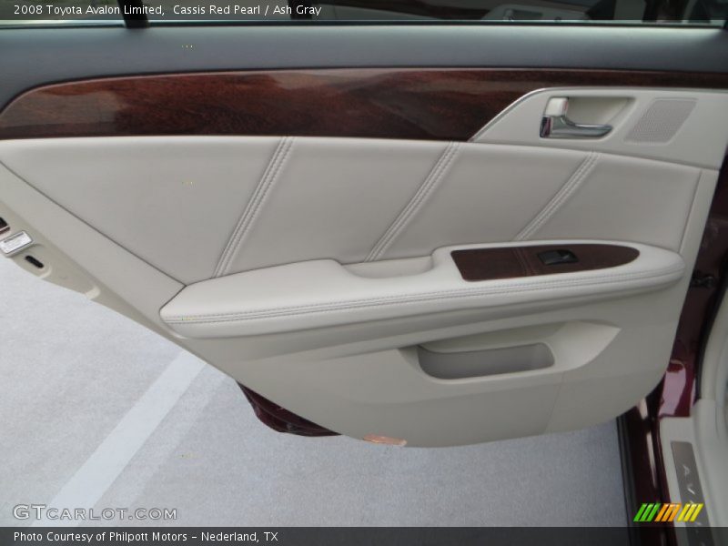 Cassis Red Pearl / Ash Gray 2008 Toyota Avalon Limited