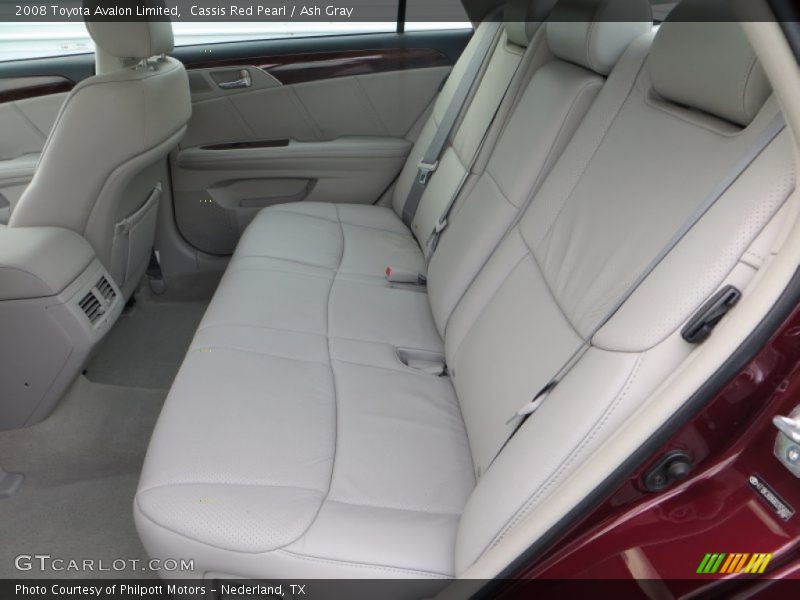 Cassis Red Pearl / Ash Gray 2008 Toyota Avalon Limited