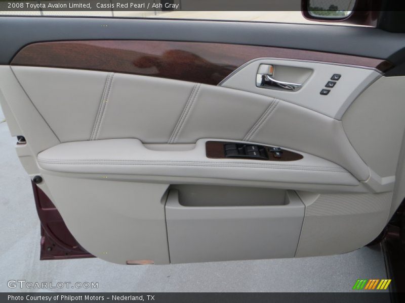 Cassis Red Pearl / Ash Gray 2008 Toyota Avalon Limited