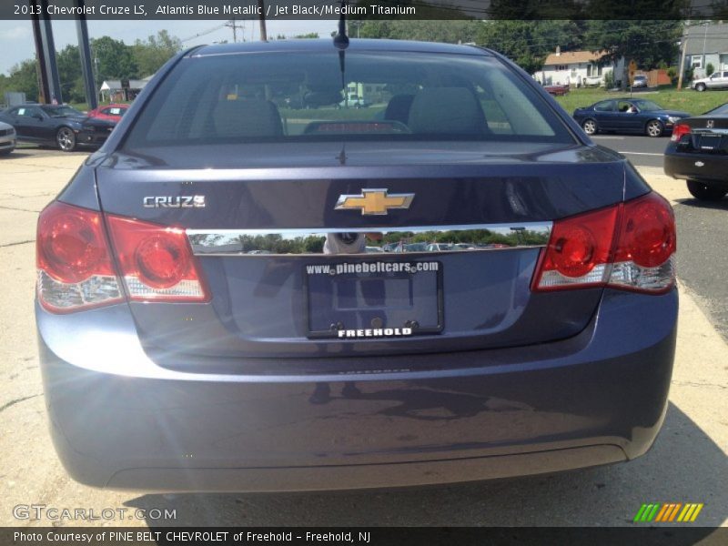 Atlantis Blue Metallic / Jet Black/Medium Titanium 2013 Chevrolet Cruze LS