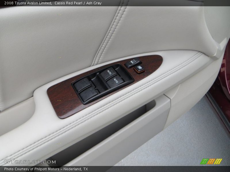 Cassis Red Pearl / Ash Gray 2008 Toyota Avalon Limited