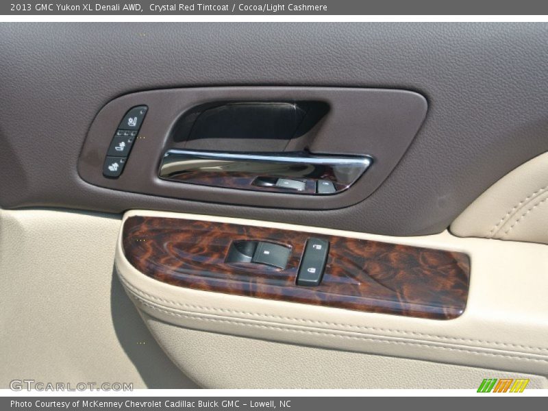 Crystal Red Tintcoat / Cocoa/Light Cashmere 2013 GMC Yukon XL Denali AWD