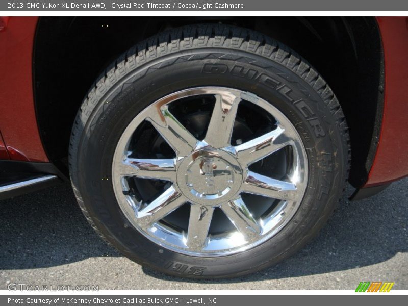 Crystal Red Tintcoat / Cocoa/Light Cashmere 2013 GMC Yukon XL Denali AWD