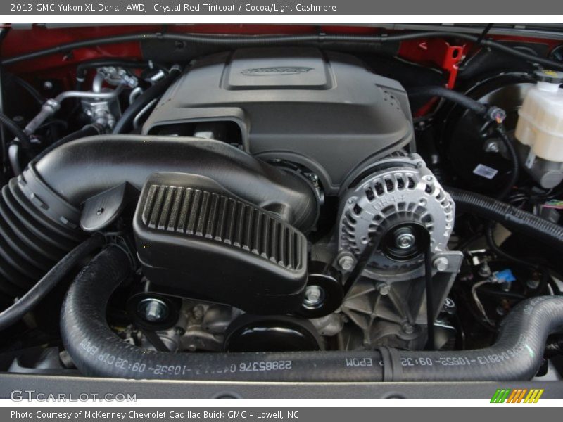 Crystal Red Tintcoat / Cocoa/Light Cashmere 2013 GMC Yukon XL Denali AWD