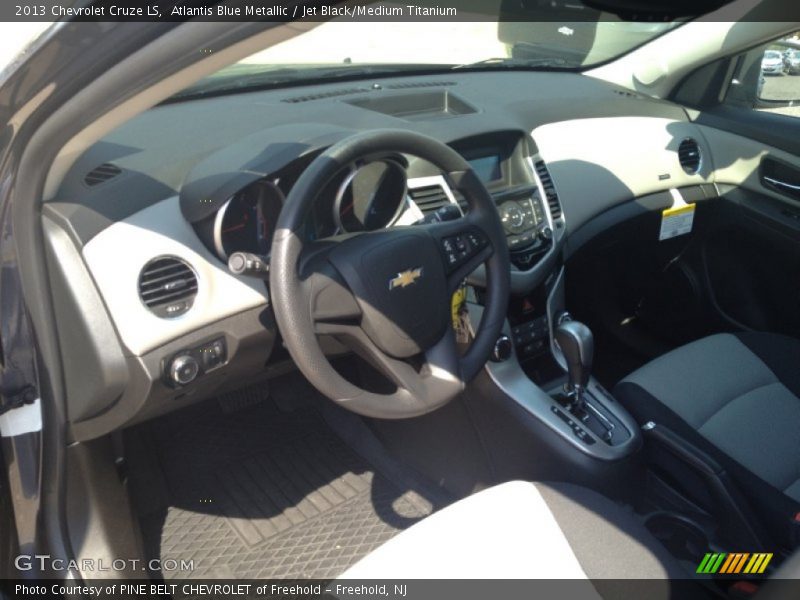 Atlantis Blue Metallic / Jet Black/Medium Titanium 2013 Chevrolet Cruze LS