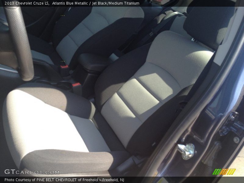 Atlantis Blue Metallic / Jet Black/Medium Titanium 2013 Chevrolet Cruze LS