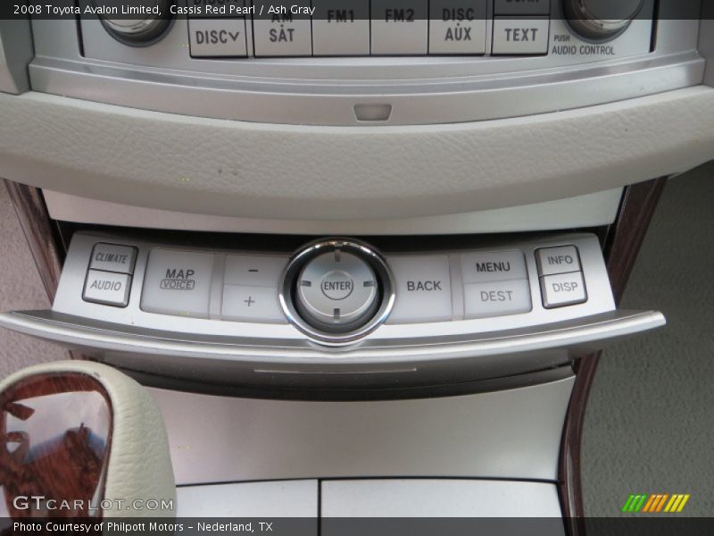 Cassis Red Pearl / Ash Gray 2008 Toyota Avalon Limited