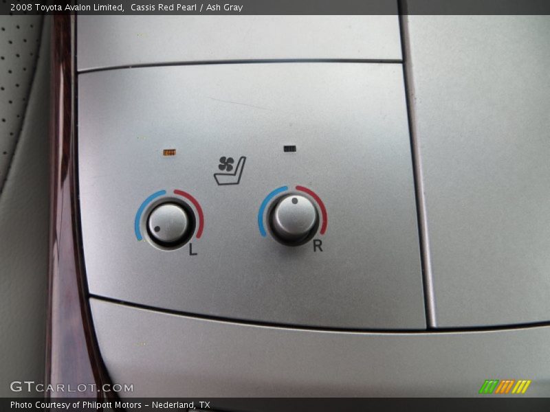 Cassis Red Pearl / Ash Gray 2008 Toyota Avalon Limited