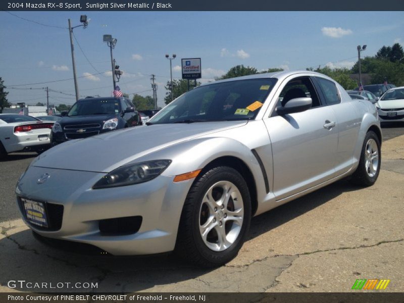 Sunlight Silver Metallic / Black 2004 Mazda RX-8 Sport