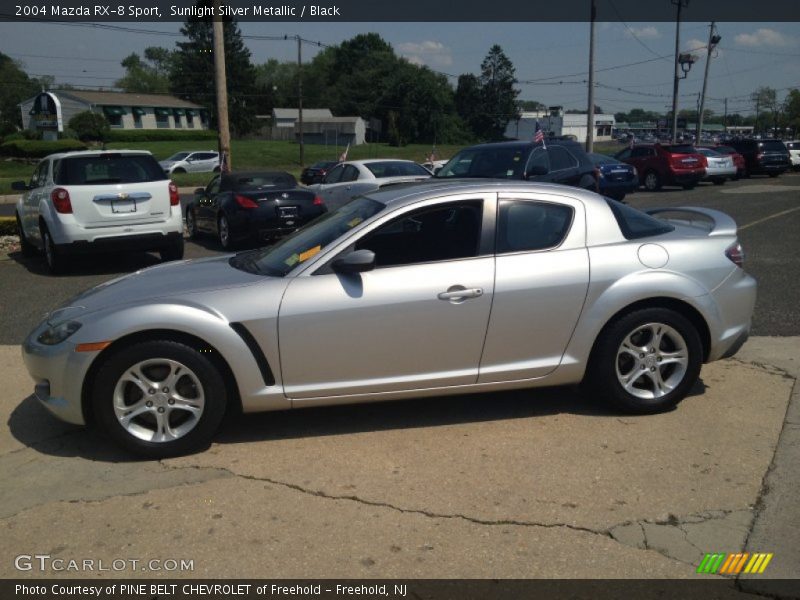 Sunlight Silver Metallic / Black 2004 Mazda RX-8 Sport