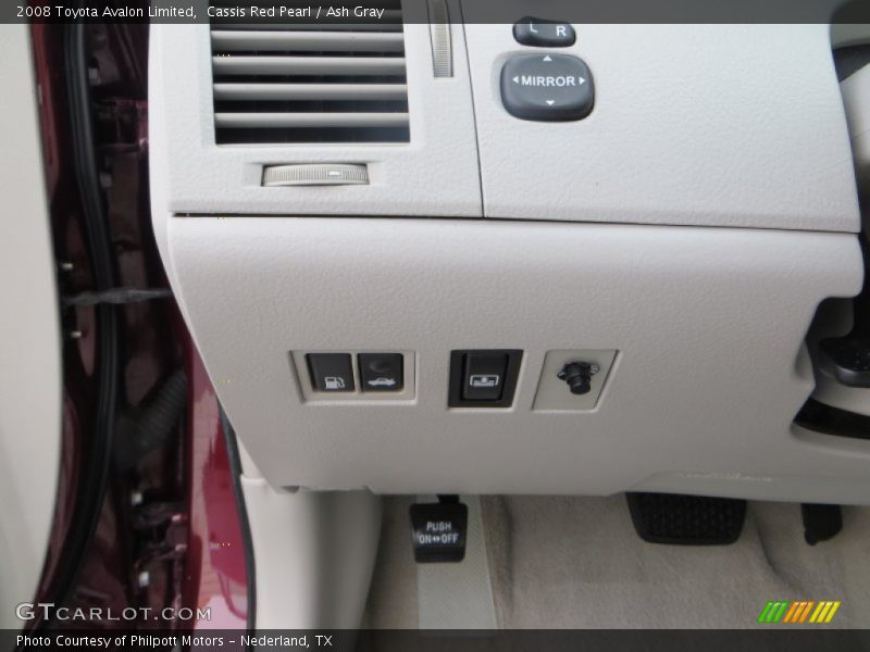 Cassis Red Pearl / Ash Gray 2008 Toyota Avalon Limited