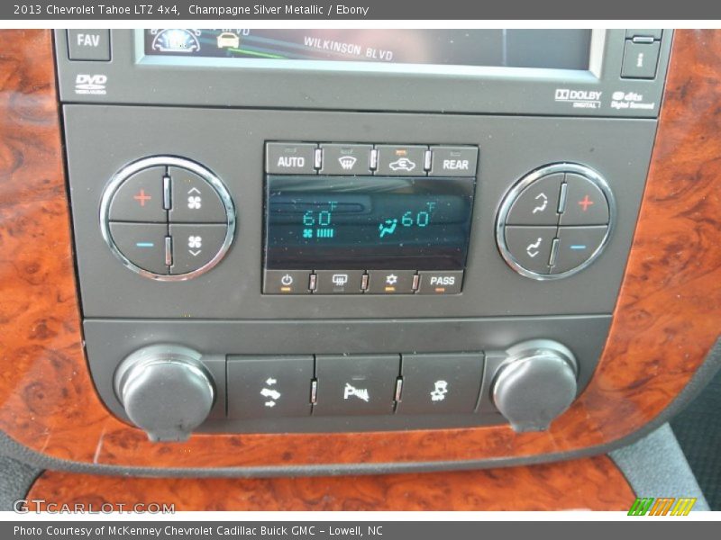 Champagne Silver Metallic / Ebony 2013 Chevrolet Tahoe LTZ 4x4