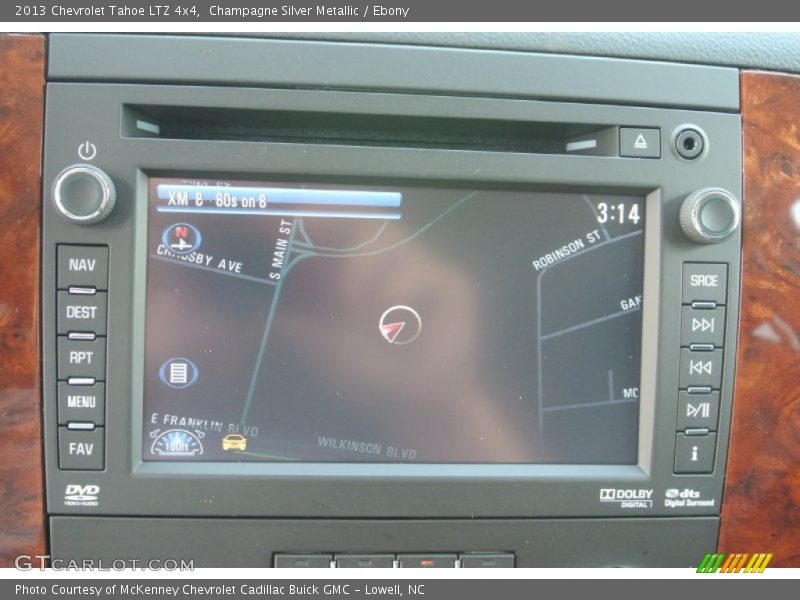 Champagne Silver Metallic / Ebony 2013 Chevrolet Tahoe LTZ 4x4