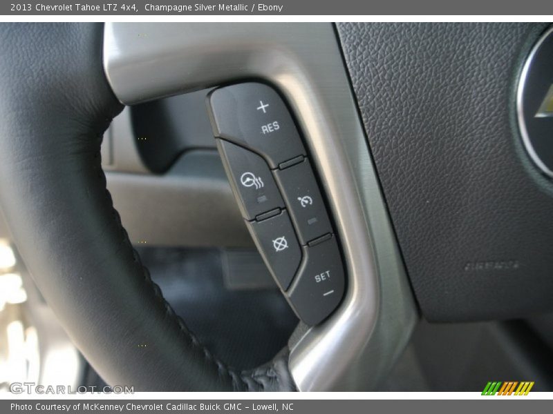 Champagne Silver Metallic / Ebony 2013 Chevrolet Tahoe LTZ 4x4
