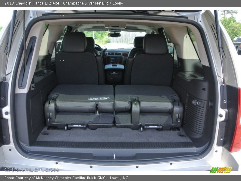 Champagne Silver Metallic / Ebony 2013 Chevrolet Tahoe LTZ 4x4