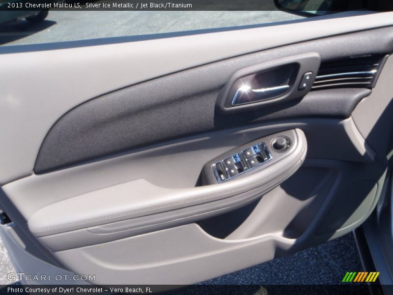 Silver Ice Metallic / Jet Black/Titanium 2013 Chevrolet Malibu LS