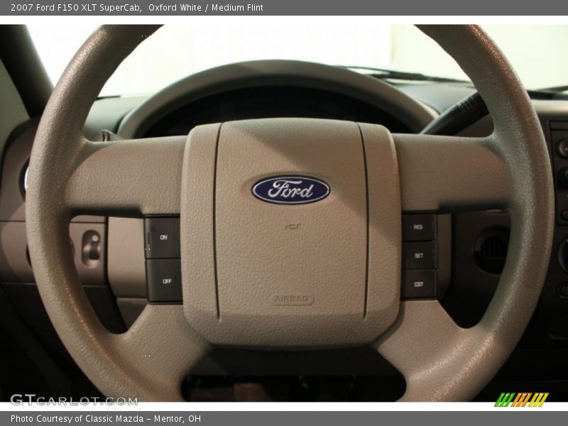 Oxford White / Medium Flint 2007 Ford F150 XLT SuperCab