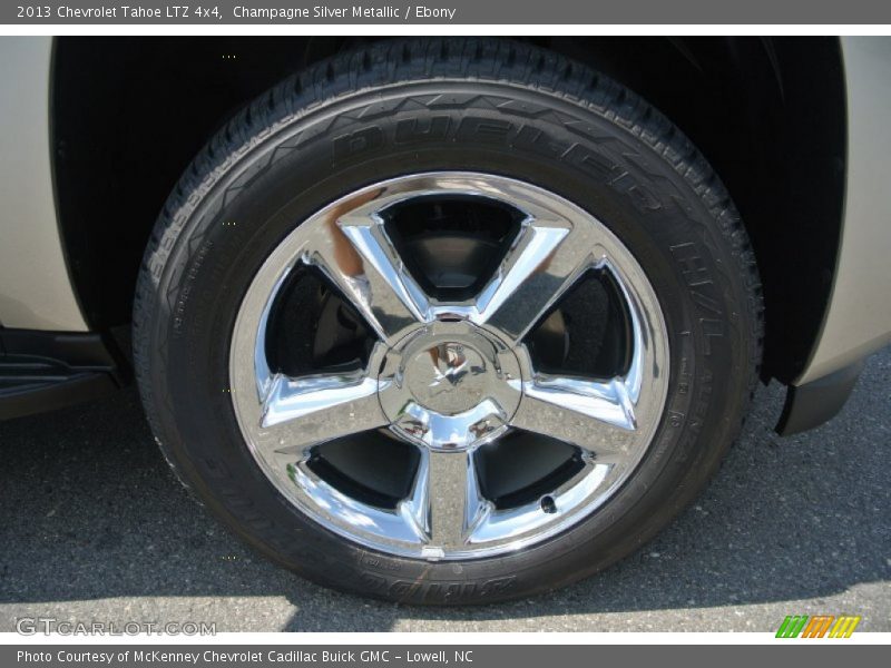 Champagne Silver Metallic / Ebony 2013 Chevrolet Tahoe LTZ 4x4