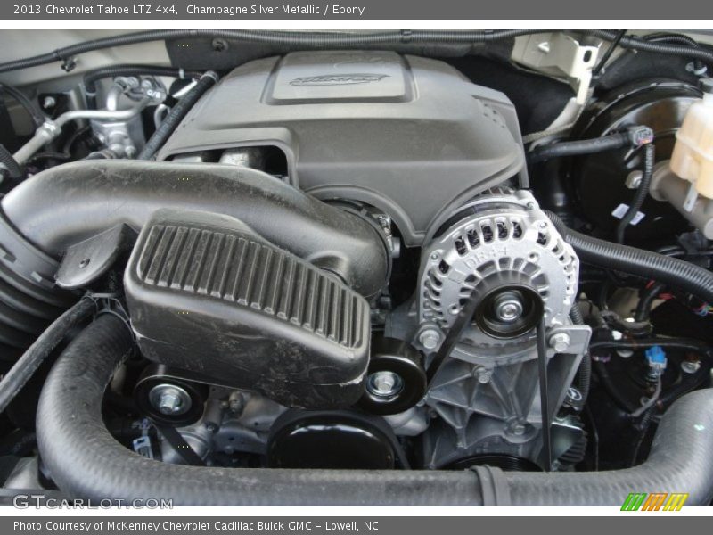 Champagne Silver Metallic / Ebony 2013 Chevrolet Tahoe LTZ 4x4