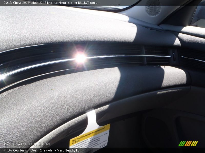 Silver Ice Metallic / Jet Black/Titanium 2013 Chevrolet Malibu LS