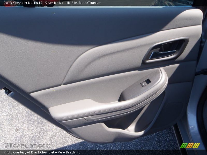 Silver Ice Metallic / Jet Black/Titanium 2013 Chevrolet Malibu LS