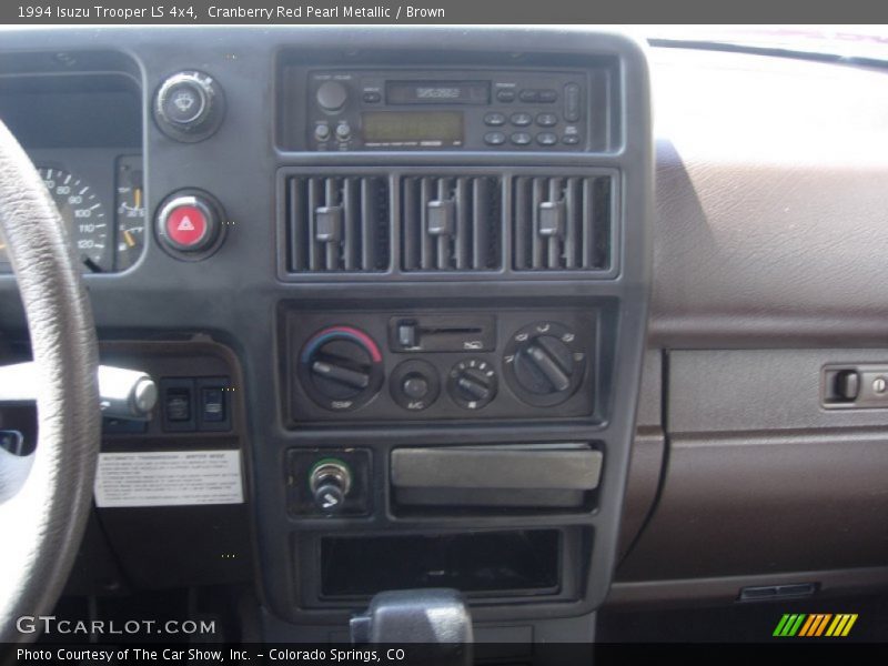 Controls of 1994 Trooper LS 4x4