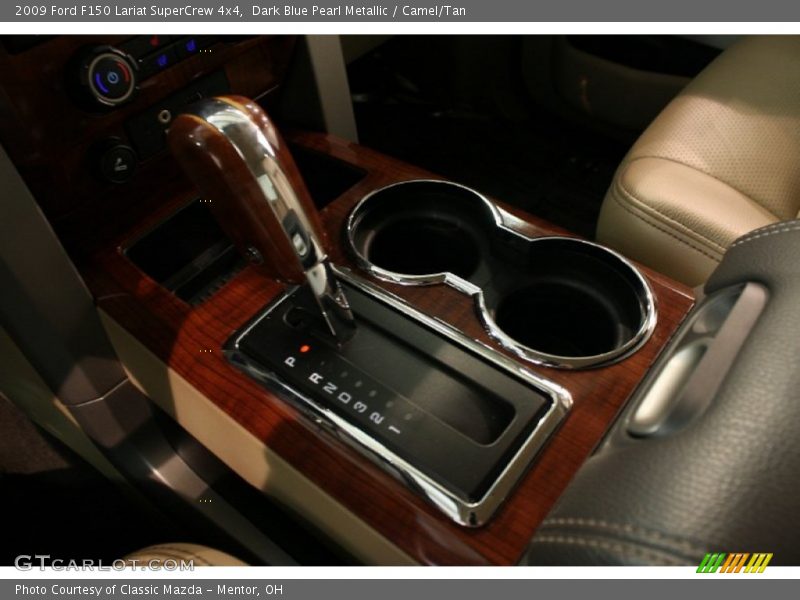 Dark Blue Pearl Metallic / Camel/Tan 2009 Ford F150 Lariat SuperCrew 4x4