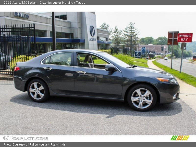 Graphite Luster Metallic / Taupe 2012 Acura TSX Sedan