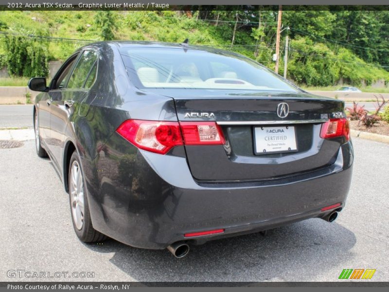 Graphite Luster Metallic / Taupe 2012 Acura TSX Sedan