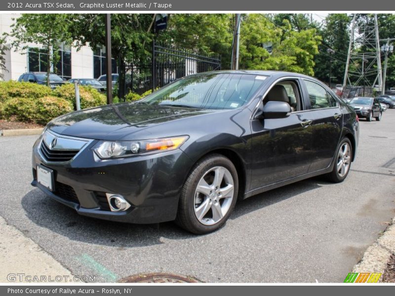 Graphite Luster Metallic / Taupe 2012 Acura TSX Sedan
