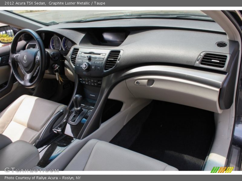 Graphite Luster Metallic / Taupe 2012 Acura TSX Sedan