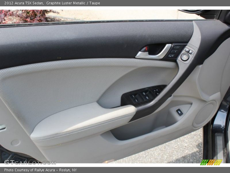 Graphite Luster Metallic / Taupe 2012 Acura TSX Sedan