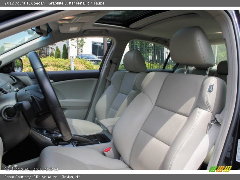 Graphite Luster Metallic / Taupe 2012 Acura TSX Sedan