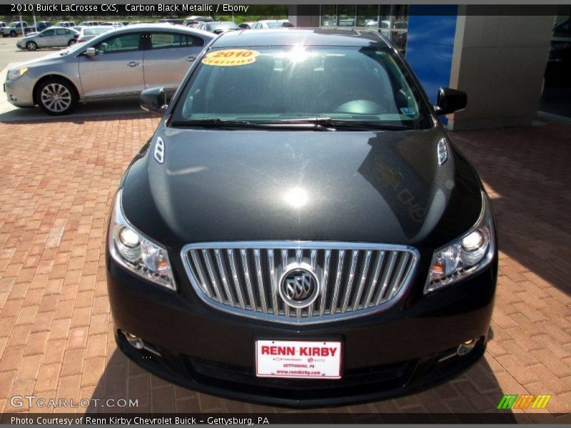 Carbon Black Metallic / Ebony 2010 Buick LaCrosse CXS