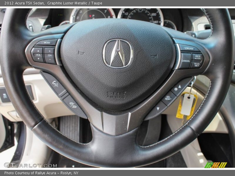 Graphite Luster Metallic / Taupe 2012 Acura TSX Sedan